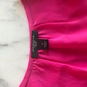 Ann Taylor silk wrap top size small